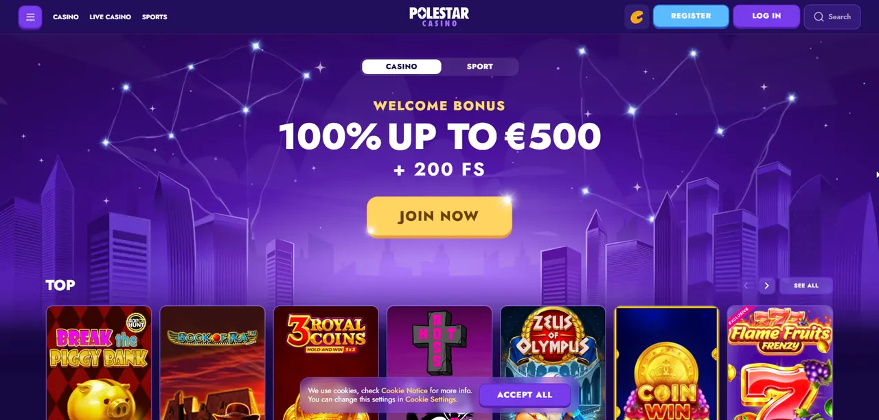 Polestar Casino 2026 – Oficiālais Apskats Casino